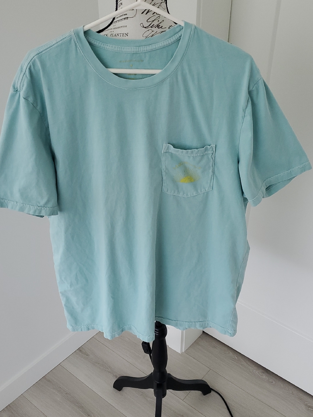 Margaritaville Light Teal Short-Sleeve Pocket Tee